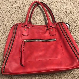 Urban Expessions Zipper Structured Satchel